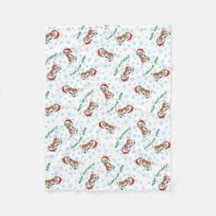 Manta Polar Felices Howlidays Great Dane
