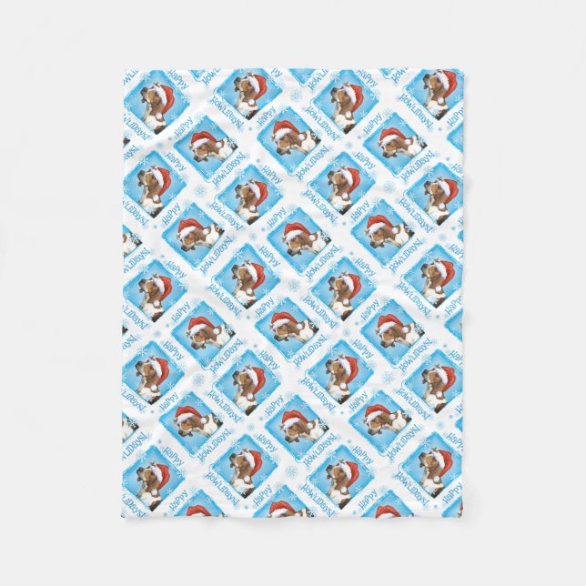 Manta Polar Felices Howlidays Trek Walker Fleece Blanket (Anverso)