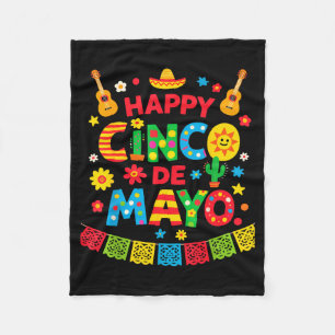Manta Polar Felices ropas de cinco de mayo hombres mujeres niñ
