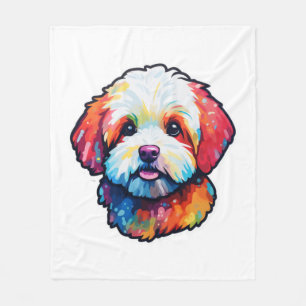 Manta Polar Feliz bichón frito