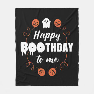 Manta Polar Feliz Boothday Para Mí Diversión Halloween Cumplea
