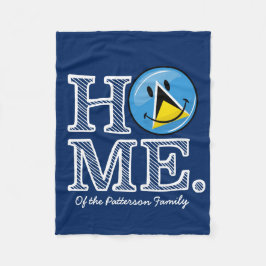 Manta Polar Feliz calentador de la casa de bandera santalucian