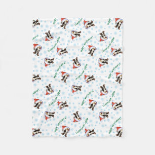 Manta Polar Feliz cumpleaños a Chihuahua Fleece Blanket