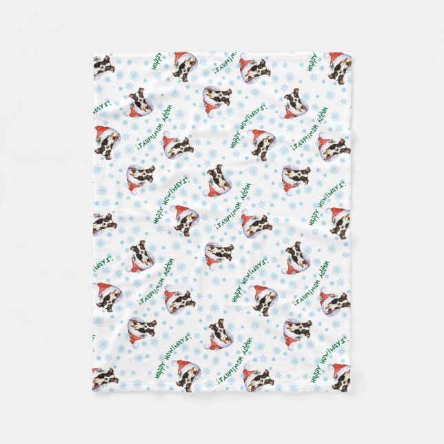Manta Polar Feliz cumpleaños a Chihuahua Fleece Blanket (Anverso)