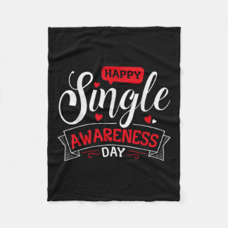 Manta Polar Feliz Día de Conciencia Única - Divertidas Anti-Sa