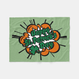 Manta Polar Feliz Día de San Patricio