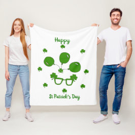 Manta Polar Feliz Día de San Patricio