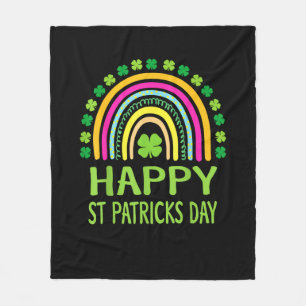 Manta Polar Feliz Día de San Patricio, Chicas arcoiris niños T