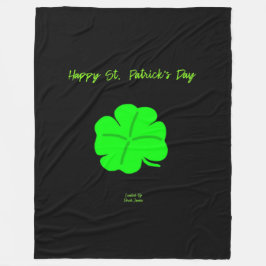 Manta Polar Feliz Día de San Patricio Gran Funda