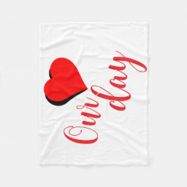 Manta Polar Feliz día de San Valentín