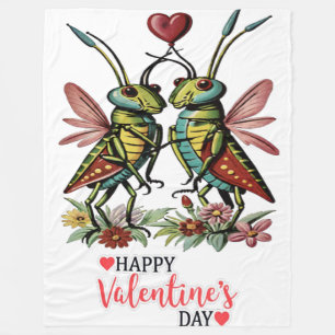 Manta Polar Feliz Día de San Valentín