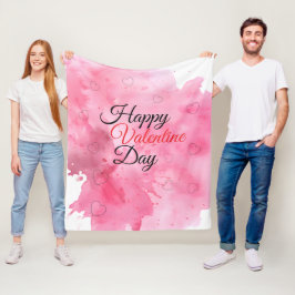 Manta Polar Feliz día de San Valentín PING BG