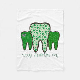Manta Polar Feliz Día de Santo Patrocinador