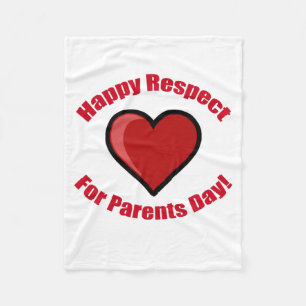 Manta Polar ¡Feliz día del respeto a los padres!
