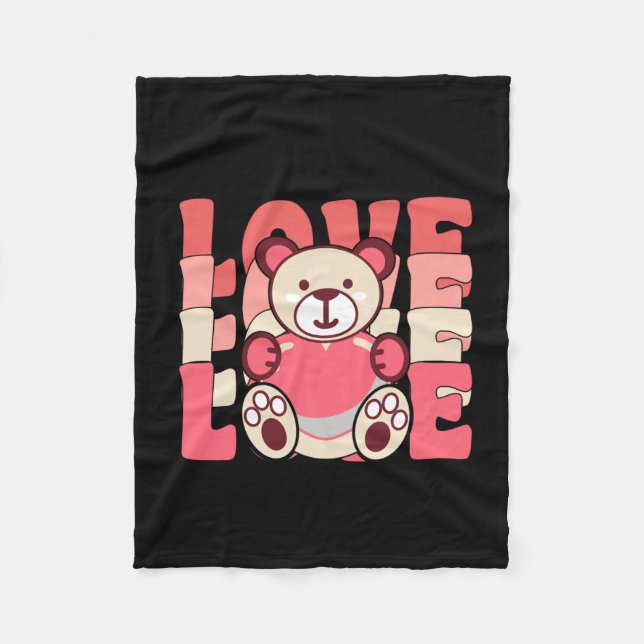 Manta Polar feliz día-valentina (Anverso)