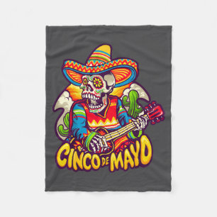 Manta Polar Feliz Fiesta Cinco De Mayo Partido Mexicano Hombre
