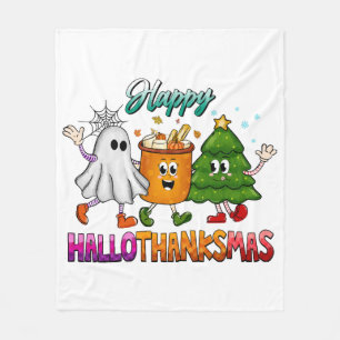 Manta Polar Feliz Hallothanksmas