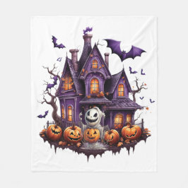 Manta Polar Feliz Halloween Ghoul