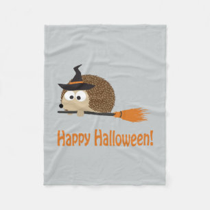 Manta Polar ¡Feliz Halloween! Hedgehog Witch