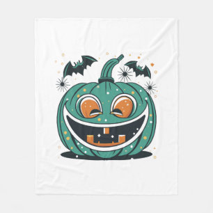 Manta Polar ¡Feliz Halloween! Talla una Calabaza!