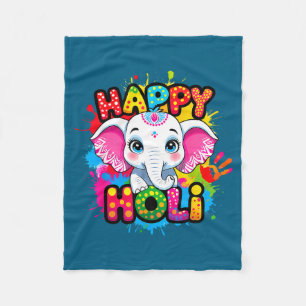 Manta Polar Feliz holi niños niños pequeños niña india hindú c