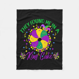 Manta Polar Feliz Mardi Gras King Cake Mardi Gras Niños Hombre