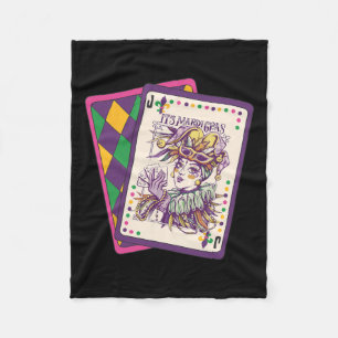 Manta Polar Feliz Mardi Gras Tarot Card Louisiana Mardi Gras Q
