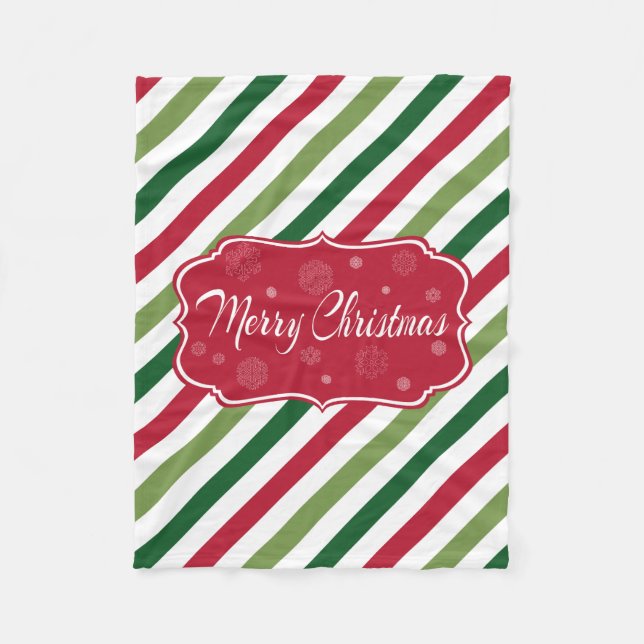 Manta Polar Feliz Navidad (Anverso)