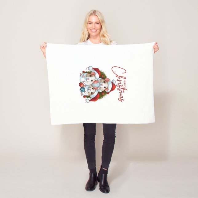 Manta Polar Feliz Navidad (In situ)