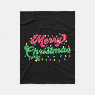 Manta Polar Feliz Navidad 2024 Navidades a juego familiares Li