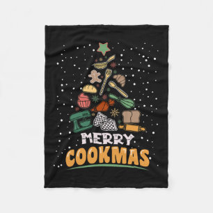 Manta Polar Feliz Navidad a Navidades de cocina navideños