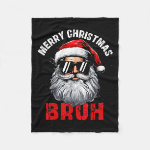 Manta Polar Feliz Navidad Bruh Santa Xmas Familia Matanza Co