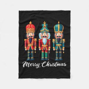 Manta Polar Feliz Navidad Nochebuena de los hombres del Ballet