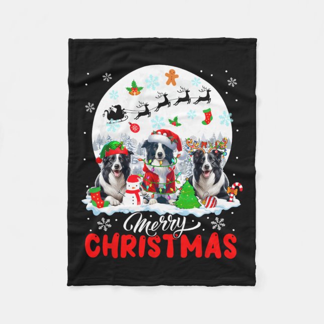 Manta Polar Feliz Navidad Tres Reinos de Santa Elf (Anverso)