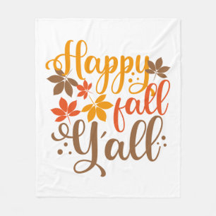 Manta Polar Feliz otoño a todos