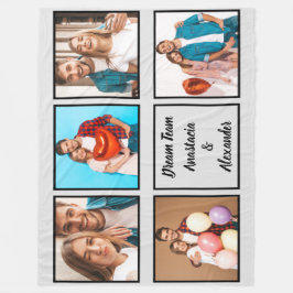 Manta Polar Feliz pareja moderna foto personalizada de San Val