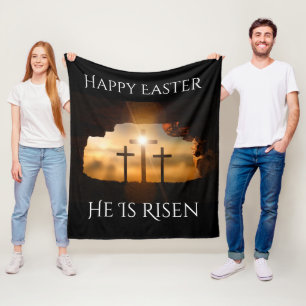 Manta Polar Feliz Pascua, es feriado en ascenso