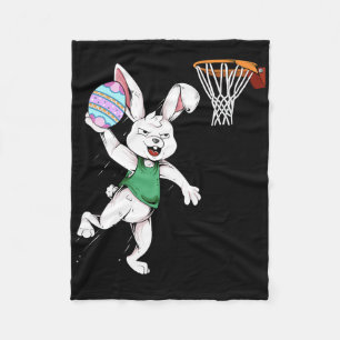 Manta Polar Feliz Pascua Niños Jóvenes Conejitos Dunk Bisketby