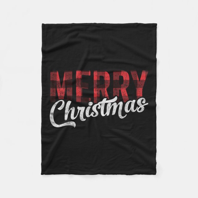 Manta Polar Feliz Regalo de Navidad Familia Navidad Navidad Na (Anverso)