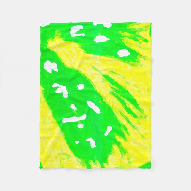 Manta Polar Feliz sentimiento de fleta (Anverso)