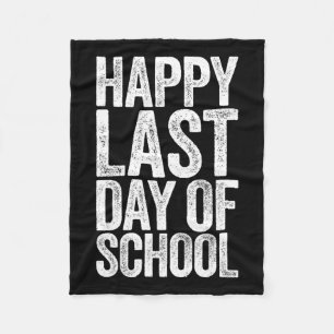 Manta Polar Feliz Último Día De Maestría Estudiantil