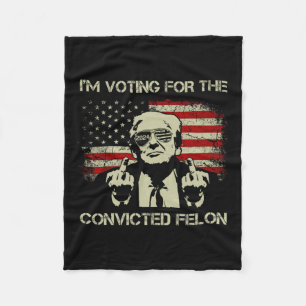 Manta Polar Felon condenado 2024 - Voto a Felon 2
