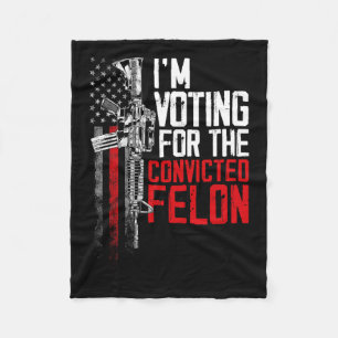 Manta Polar Felon condenado 2024 - Voto a Felon convicto