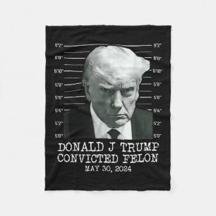 Manta Polar Felon Donald Trump (culpable) lo encerró en prisió