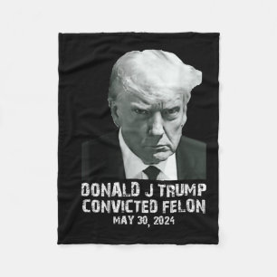Manta Polar Felon Donald Trump (culpable) lo encerró en prisió