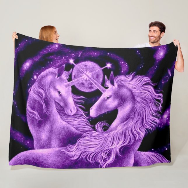 Manta Polar Felpa púrpura del satén de los amantes del (In situ)