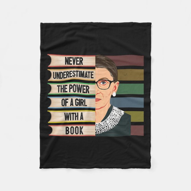 Manta Polar Feminist Ruth Bader Ginsburg Rbg Quote Girl With B (Anverso)