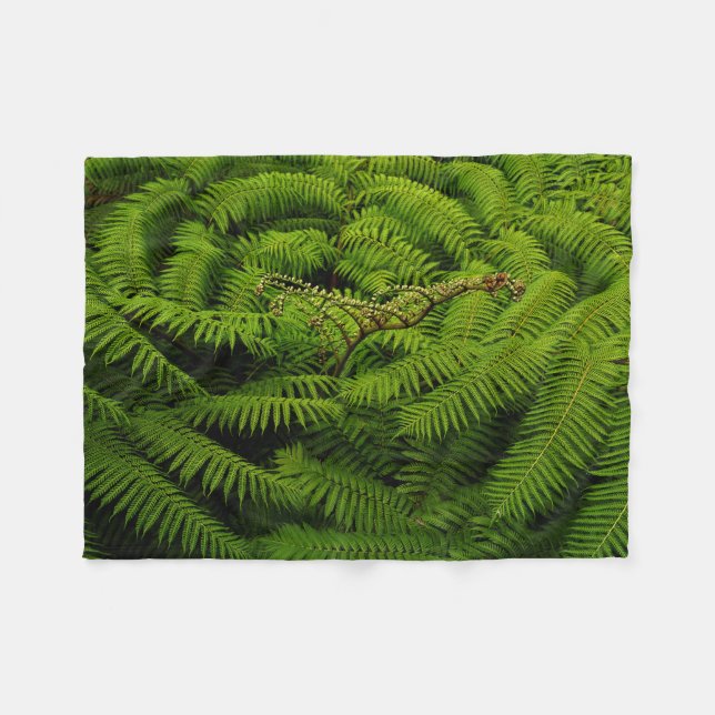 Manta Polar Fern Leaves (Frente (Horizontal))