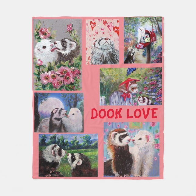 Manta Polar Ferrets Dook Valentine (Anverso)