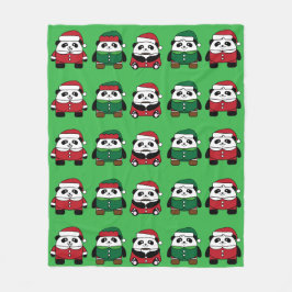 Manta Polar Festive Christmas Pattern – Classic Holiday Icons 